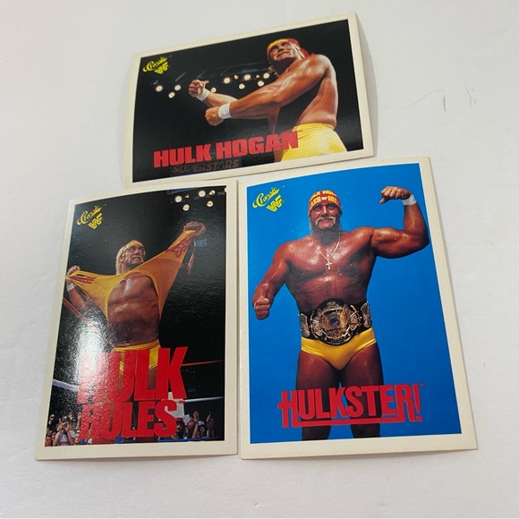 1990’s hulk hogan titan wrestling cards. Vintage good Preowned condition - Picture 4 of 6